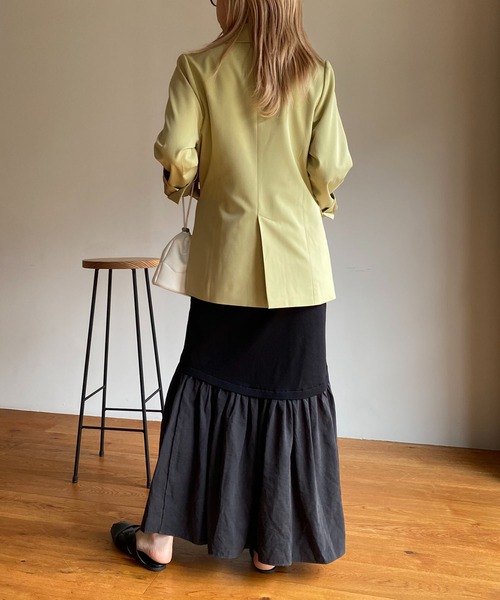 CAPRICIEUX LE'MAGE（カプリシューレマージュ）の「テーラードジャケット（テーラードジャケット・レディース・ピンク/グリーン系その他/ライトベージュ・FREE）」の18枚目の写真