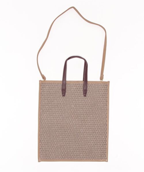 Te chichi（テチチ）の「柄アソートスクエアバック（ショルダーバッグ・レディース・ベージュ/ブラウン/グレー・ﾌﾘ-）」の4枚目の写真