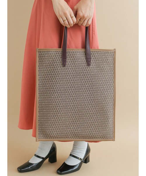 Te chichi（テチチ）の「柄アソートスクエアバック（ショルダーバッグ・レディース・ベージュ/ブラウン/グレー・ﾌﾘ-）」の5枚目の写真