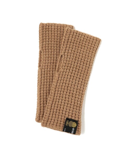 BEAMS（ビームス）の「ROBERT MACKIE × BEAMS / 別注 POPCORN FINGER LES GLOVES（手袋・メンズ・グレー/ライトブラウン/ネイビー/ブラック/オフホワイト・ONE SIZE）」の4枚目の写真