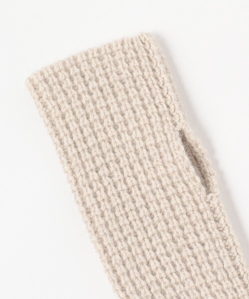 BEAMS（ビームス）の「ROBERT MACKIE × BEAMS / 別注 POPCORN FINGER LES GLOVES（手袋・メンズ・グレー/ライトブラウン/ネイビー/ブラック/オフホワイト・ONE SIZE）」の10枚目の写真