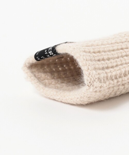 BEAMS（ビームス）の「ROBERT MACKIE × BEAMS / 別注 POPCORN FINGER LES GLOVES（手袋・メンズ・グレー/ライトブラウン/ネイビー/ブラック/オフホワイト・ONE SIZE）」の9枚目の写真