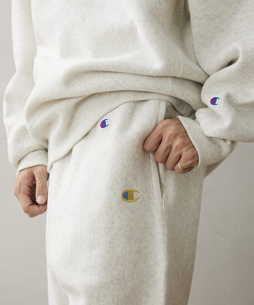 Champion(チャンピオン)の「【CHAMPION / チャンピオン】別注リバースウィーブ スウェットパンツ(スウェットパンツ・メンズ・ホワイト/ブラック/ベージュ/グレー/レッド/グリーン/アイボリー・MEDIUM/LARGE/X-LARGE)」の13枚目の写真