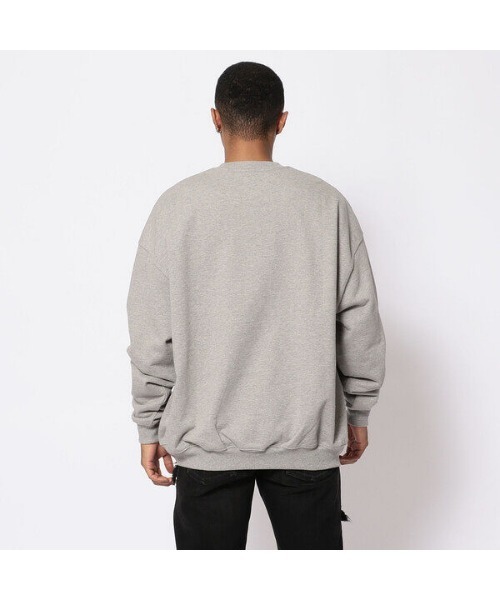 L.H.P Private Brand（エルエイチピープライベートブランド）の「LAid Back(レイドバック)LUXUARY HEAVY CREWNECK（スウェット・メンズ・グレー/ブラック・2）」の4枚目の写真