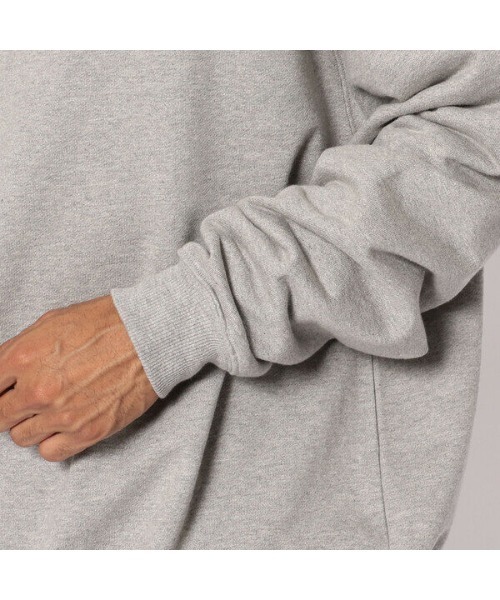 L.H.P Private Brand（エルエイチピープライベートブランド）の「LAid Back(レイドバック)LUXUARY HEAVY CREWNECK（スウェット・メンズ・グレー/ブラック・2）」の6枚目の写真