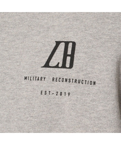 L.H.P Private Brand（エルエイチピープライベートブランド）の「LAid Back(レイドバック)LUXUARY HEAVY CREWNECK（スウェット・メンズ・グレー/ブラック・2）」の8枚目の写真