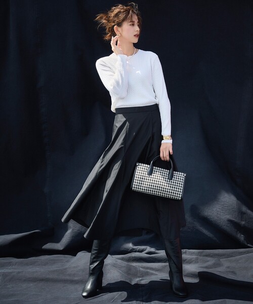 OPAQUE.CLIP（オペークドットクリップ）の「◆ロングブーツ（ブーツ・レディース・ブラウン系その他/ブラック・02/03）」の7枚目の写真