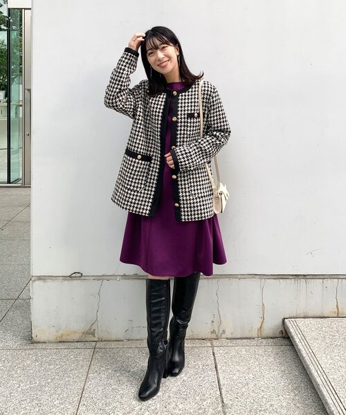 OPAQUE.CLIP（オペークドットクリップ）の「◆ロングブーツ（ブーツ・レディース・ブラウン系その他/ブラック・02/03）」の5枚目の写真