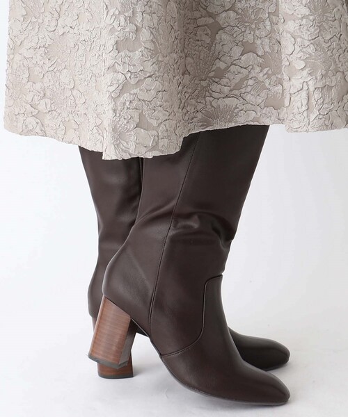 OPAQUE.CLIP（オペークドットクリップ）の「◆ロングブーツ（ブーツ・レディース・ブラウン系その他/ブラック・02/03）」の6枚目の写真