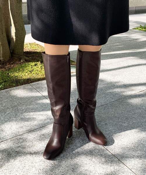 OPAQUE.CLIP（オペークドットクリップ）の「◆ロングブーツ（ブーツ・レディース・ブラウン系その他/ブラック・02/03）」の12枚目の写真