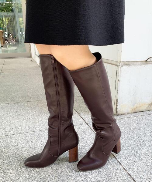 OPAQUE.CLIP（オペークドットクリップ）の「◆ロングブーツ（ブーツ・レディース・ブラウン系その他/ブラック・02/03）」の19枚目の写真