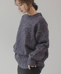 rectangle | カラーネップニットプルオーバー(ニット/セーター)