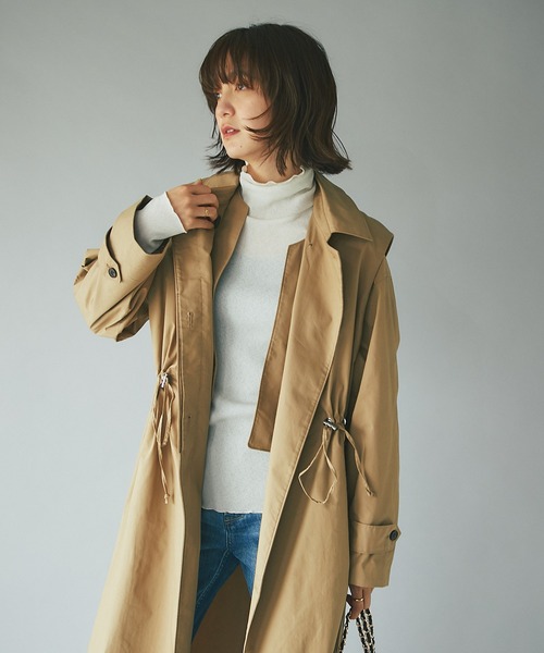 RIVE DROITE（リヴドロワ）の「WEB限定/マルチWAYコート（トレンチコート・レディース・ベージュ・FREE）」の21枚目の写真