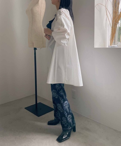 【AMERI】 TUCK SLEEVE BACK GATHER TUNIC Ameri（アメリ）の「TUCK SLEEVE BACK GATHER TUNIC（シャツ/ブラウス