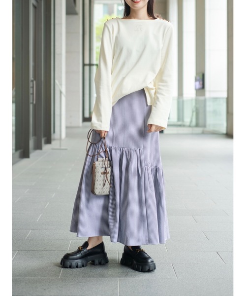 JUMELLE（ジュメロ）の「ショルダーボタンカットソー（Tシャツ/カットソー・レディース・ピンク/ベージュ・FREE）」の22枚目の写真