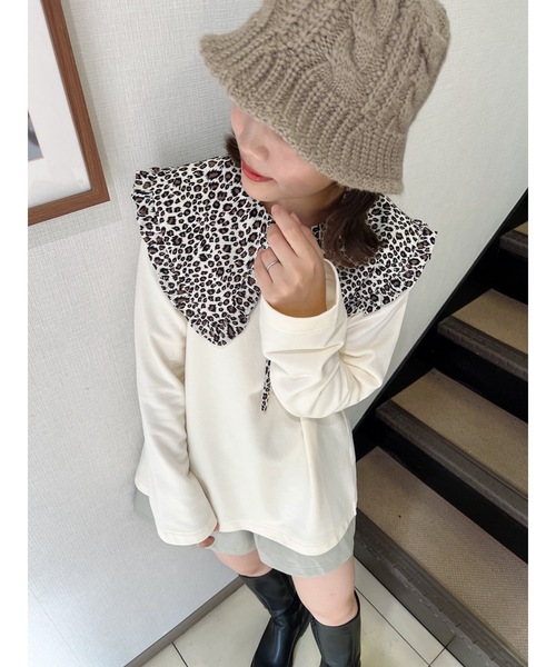 JUMELLE（ジュメロ）の「ショルダーボタンカットソー（Tシャツ/カットソー・レディース・ピンク/ベージュ・FREE）」の19枚目の写真