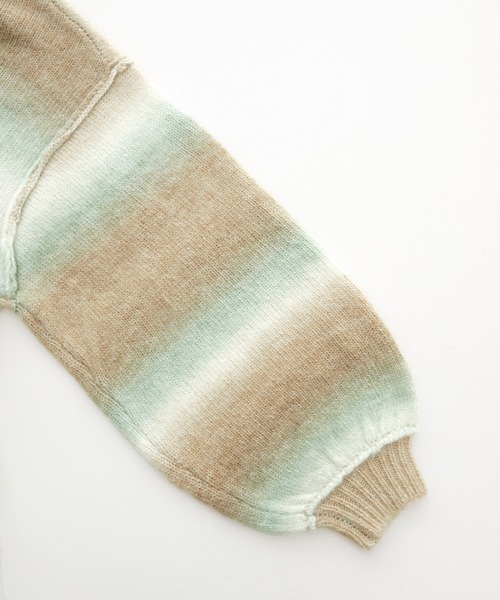 Chaco closet（チャコ クローゼット）の「オーバーサイズ グラデーションニットカーディガン（カーディガン/ボレロ・レディース・グレー/グリーン/ピンク/パープル/イエロー/カーキ/ブラック・FREE）」の14枚目の写真