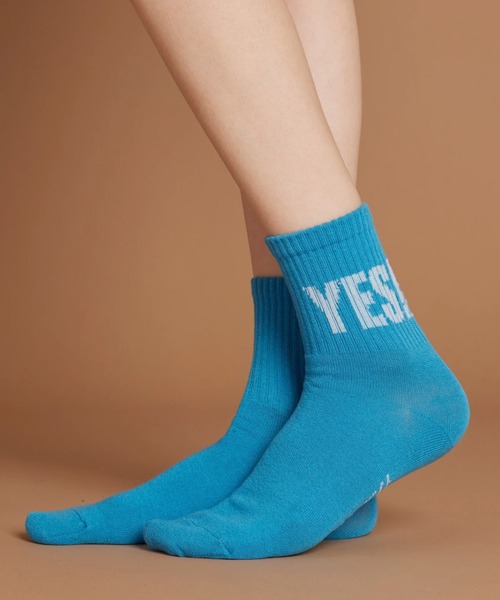 Little sunny bite（リトルサニーバイト）の「LittleSunnyBite/リトルサニーバイト/Yes socks（ソックス/靴下・レディース・ホワイト/ブラック/ブルー・FREE）」の4枚目の写真