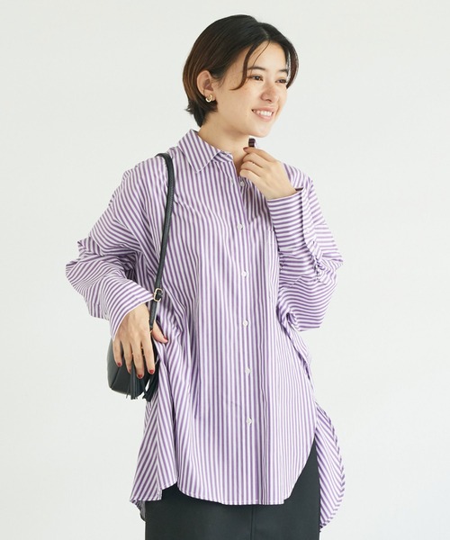 セール】ストライプドルマンシャツ（シャツ/ブラウス）｜DOUX ARCHIVES