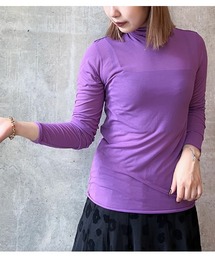 Dignite collier | 【Dignite collier/ディニテコリエ】シアー天竺タートルネックプルオーバー(Tシャツ/カットソー)