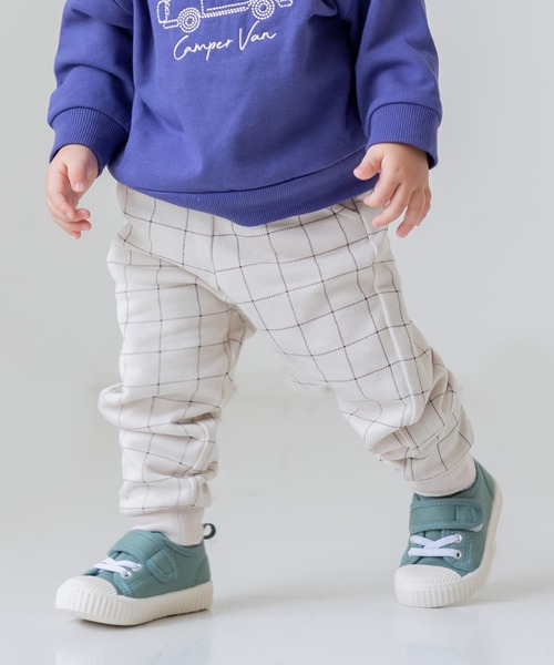 chil2（チルツー）の「総柄ジョガーパンツ（スウェットパンツ・キッズ・D/E/A/H/B/G/C/F・140cm/130cm/120cm/100cm/110cm/80ｃｍ/90cm）」の2枚目の写真