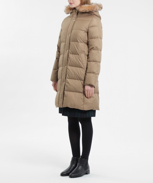 良品 マッキントッシュフィロソフィー ダウンジャケット 40 ラクーンファー MACKINTOSH PHILOSOPHY（マッキントッシュフィロソフィー） ファー