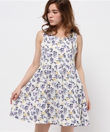 one after another NICE CLAUP | 【ナイスクラップ】スウィートフラワープリントワンピース(ワンピース)