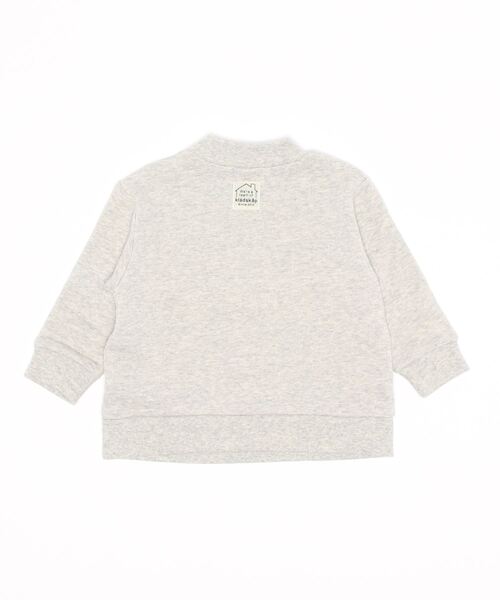 kladskap(クレードスコープ)の「ひつじアップリケトレーナー(スウェット・キッズ・プラム/トップグレー・90cm/110cm/100cm/80cm)」の3枚目の写真