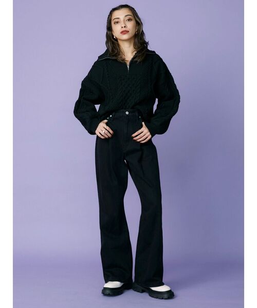 EVRIS（エヴリス）の「インソールワークブーツ（ブーツ・レディース・ブラック/ホワイト・SMALL/MEDIUM/LARGE）」の12枚目の写真