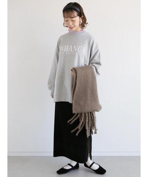 ehka sopo（エヘカソポ）の「◎ベロアタイトスカート（スカート・レディース・ベージュ/ブラウン/ブラック・ﾌﾘ-）」の22枚目の写真