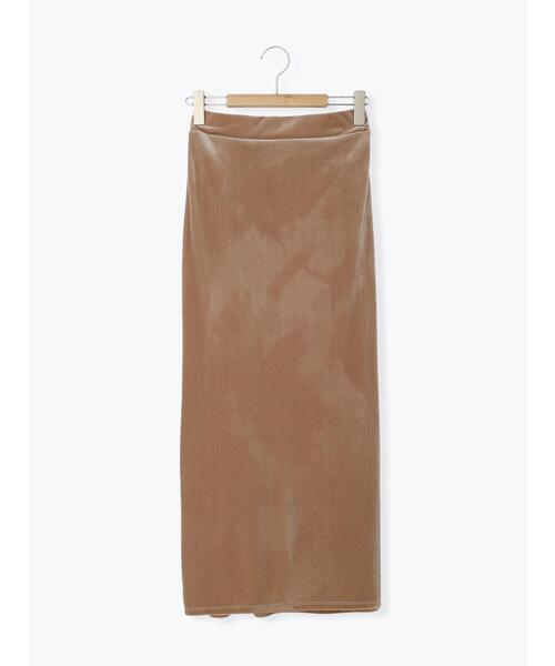 ehka sopo（エヘカソポ）の「◎ベロアタイトスカート（スカート・レディース・ベージュ/ブラウン/ブラック・ﾌﾘ-）」の13枚目の写真