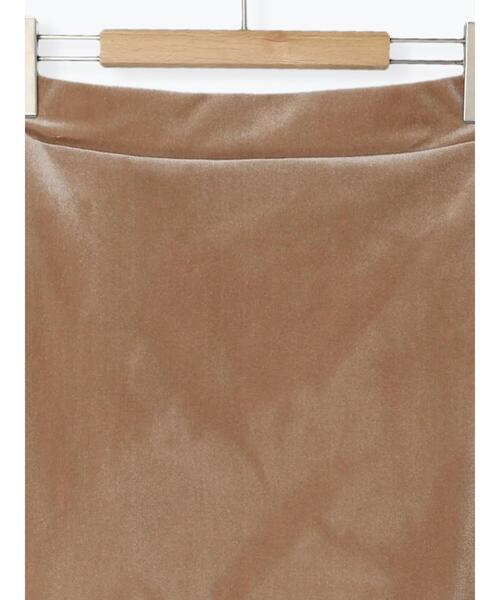 ehka sopo（エヘカソポ）の「◎ベロアタイトスカート（スカート・レディース・ベージュ/ブラウン/ブラック・ﾌﾘ-）」の15枚目の写真
