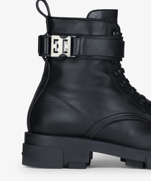 GIVENCHY Terra 4Gバックルレザーショートブーツ 41 GIVENCHY Terra 4Gバックルレザーショートブーツ 41