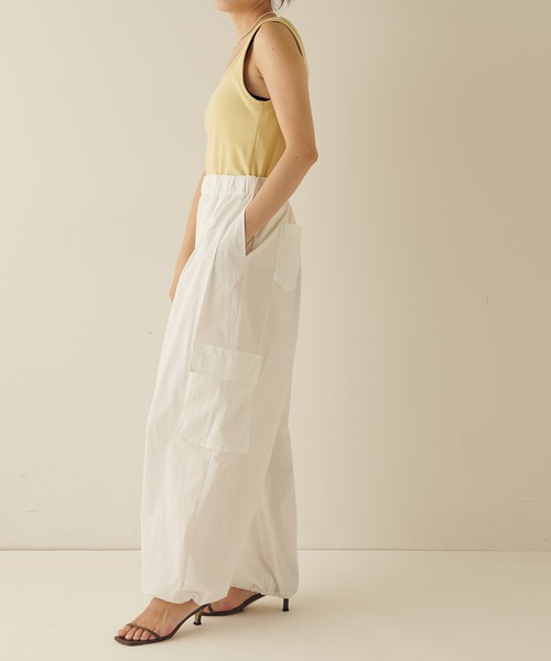 COLLAGE GALLARDAGALANTE（コラージュガリャルダガランテ）の「ナイロンカーゴパンツ（カーゴパンツ・レディース・ブルー/ブラック/ホワイト・FREE）」の17枚目の写真