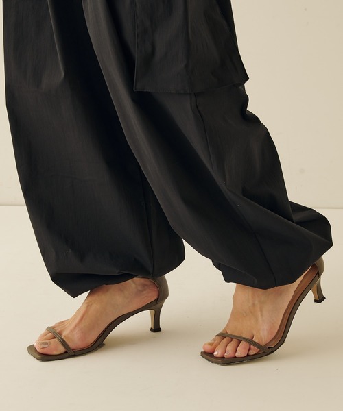 COLLAGE GALLARDAGALANTE（コラージュガリャルダガランテ）の「ナイロンカーゴパンツ（カーゴパンツ・レディース・ブルー/ブラック/ホワイト・FREE）」の19枚目の写真