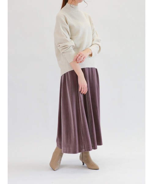 Te chichi（テチチ）の「ハイネックラメニット（ニット/セーター・レディース・ラベンダー/オフホワイト/グレー・ﾌﾘ-）」の6枚目の写真