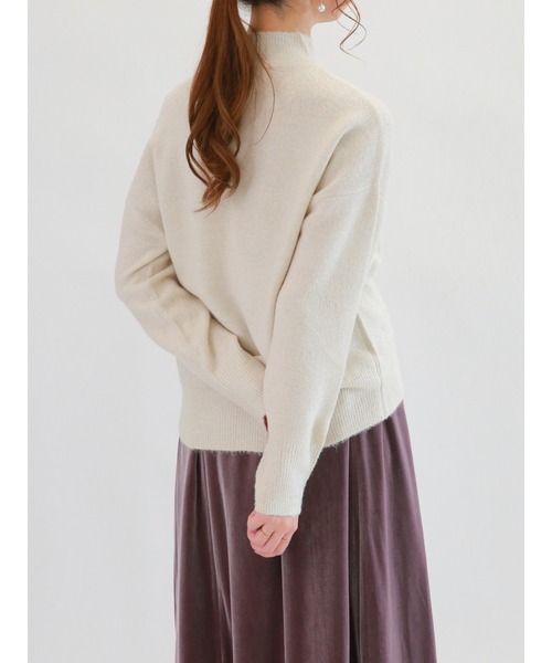 Te chichi（テチチ）の「ハイネックラメニット（ニット/セーター・レディース・ラベンダー/オフホワイト/グレー・ﾌﾘ-）」の11枚目の写真