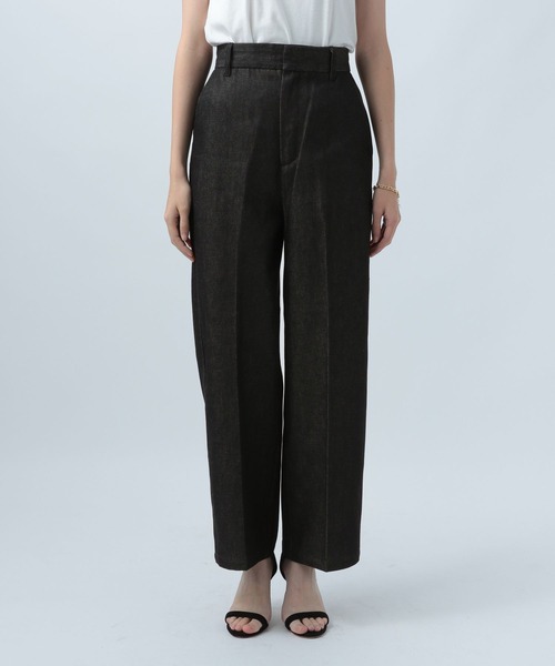 BAYFLOW（ベイフロー）の「スラックスジーンズ23SS（デニムパンツ・レディース・インディゴブルー/ブラック・SMALL/MEDIUM/LARGE）」の15枚目の写真