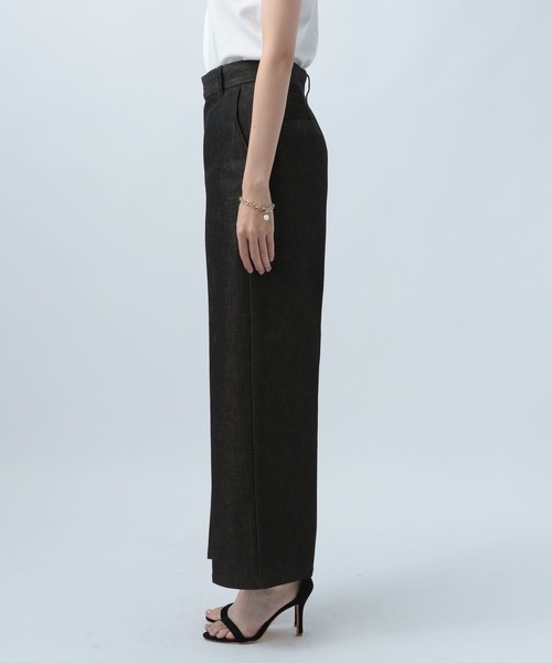 BAYFLOW（ベイフロー）の「スラックスジーンズ23SS（デニムパンツ・レディース・インディゴブルー/ブラック・SMALL/MEDIUM/LARGE）」の14枚目の写真