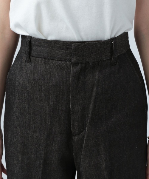 BAYFLOW（ベイフロー）の「スラックスジーンズ23SS（デニムパンツ・レディース・インディゴブルー/ブラック・SMALL/MEDIUM/LARGE）」の8枚目の写真