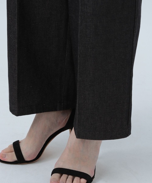 BAYFLOW（ベイフロー）の「スラックスジーンズ23SS（デニムパンツ・レディース・インディゴブルー/ブラック・SMALL/MEDIUM/LARGE）」の17枚目の写真