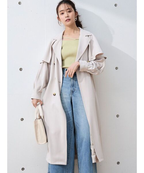 MERCURYDUO（マーキュリーデュオ）の「2WAYアシメネックテープリブニット（ニット/セーター・レディース・レッド/オフホワイト/ブラック/ライム・FREE）」の9枚目の写真