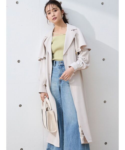 MERCURYDUO（マーキュリーデュオ）の「2WAYアシメネックテープリブニット（ニット/セーター・レディース・レッド/オフホワイト/ブラック/ライム・FREE）」の10枚目の写真