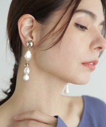 JILL STUART | ◆アシンメトリーパールイヤリング(イヤリング)