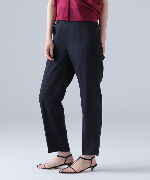 EFFE BEAMS(エッフェビームス)の「EFFE BEAMS / ドライツイル ゴムパンツ(スラックス・レディース・ピンク/ネイビー・36/38)」の1枚目の写真