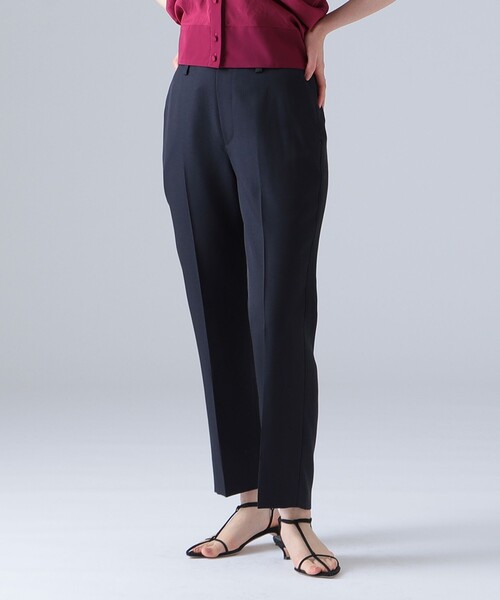 EFFE BEAMS(エッフェビームス)の「EFFE BEAMS / ドライツイル ゴムパンツ(スラックス・レディース・ピンク/ネイビー・36/38)」の3枚目の写真