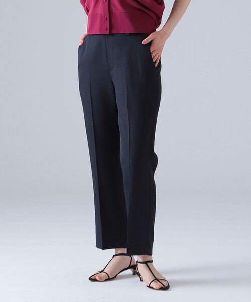 EFFE BEAMS(エッフェビームス)の「EFFE BEAMS / ドライツイル ゴムパンツ(スラックス・レディース・ピンク/ネイビー・36/38)」の13枚目の写真