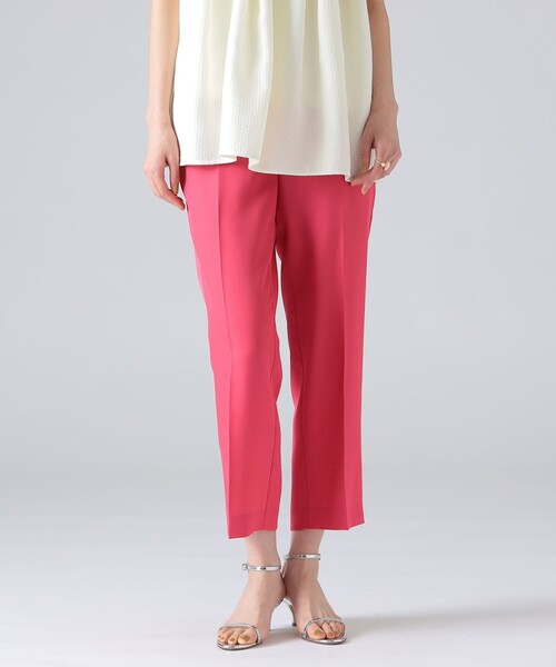 EFFE BEAMS(エッフェビームス)の「EFFE BEAMS / ドライツイル ゴムパンツ(スラックス・レディース・ピンク/ネイビー・36/38)」の20枚目の写真