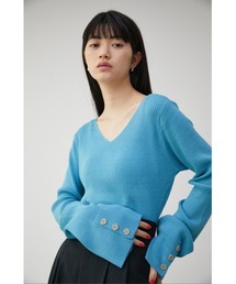 AZUL by moussy - AZUL by moussy ブルーニット AZUL by moussy（アズールバイマウジー）｜ニット/セーター