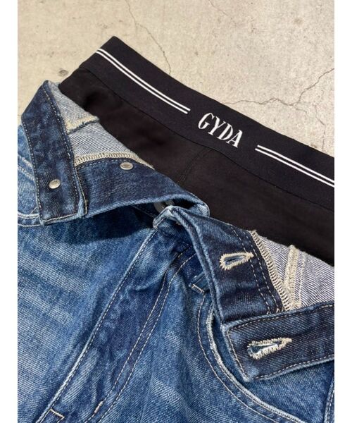 GYDA（ジェイダ）の「GYDAラインバンテージインナーパンツ（ショーツ・レディース・ブラック・FREE）」の2枚目の写真